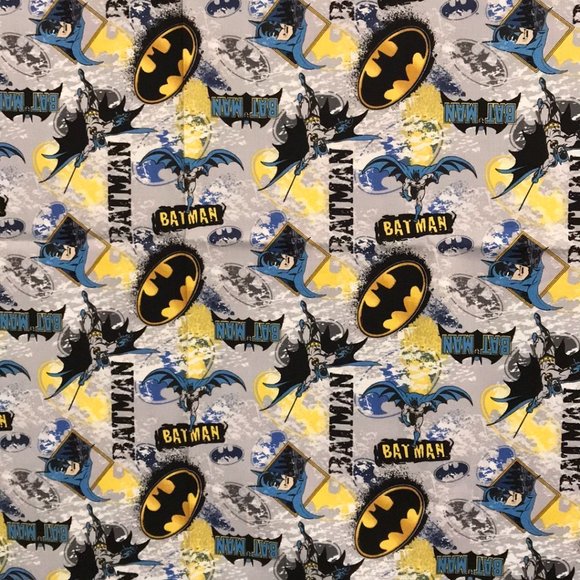 Batman Fabric 2 yards x 42 inches - Picture 1 of 7